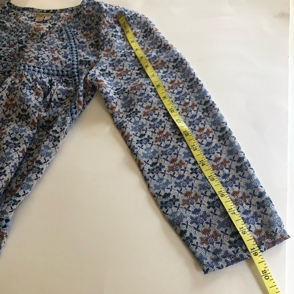 Anthropologie Holding Horses Betony Swing Crochet Prairie Floral Dress Sz 0/UK 4 - Picture 15 of 15
